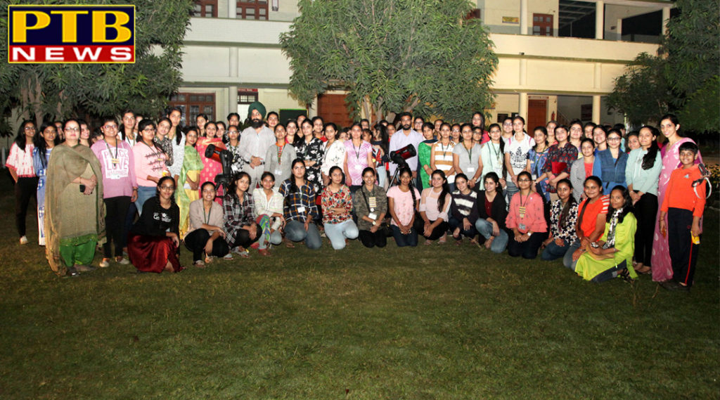 Night Sky Watch organized at HMV