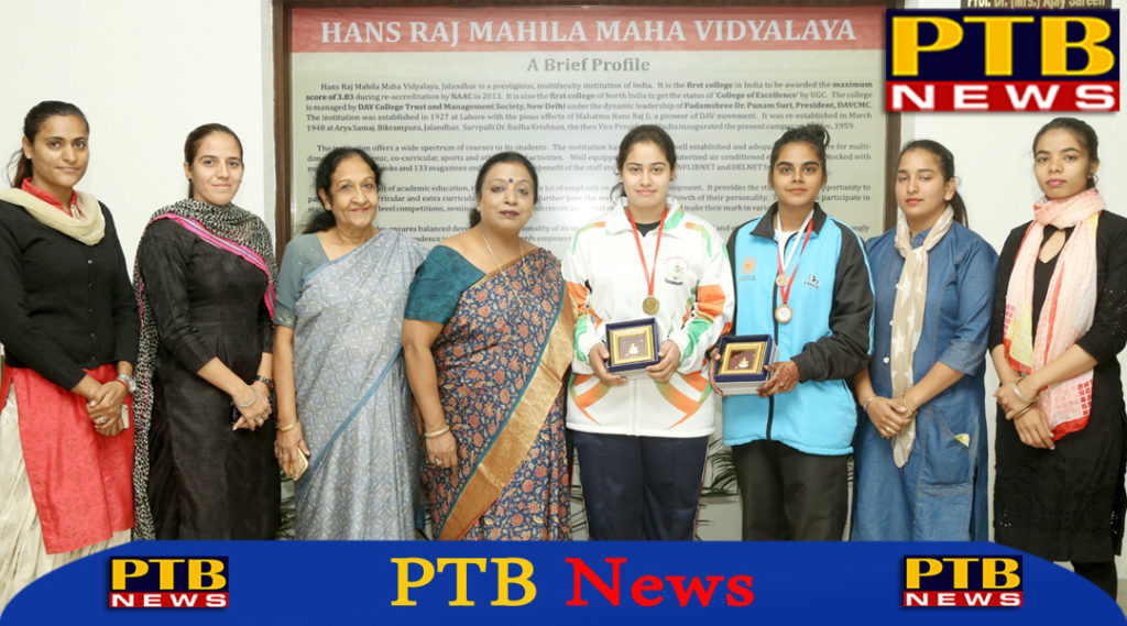 HMV College Jalandhar students Win National medals in Taekwondo Championship