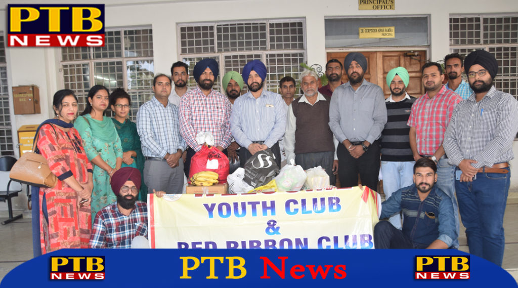 Festival of Diwali celebrated at Guru Nanak's orphanage by the Center for Youth Affairs and Red Reben Club of Lyallpur Khalsa College
