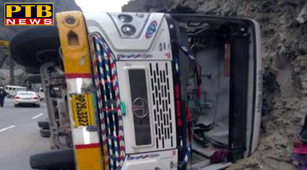 PTB Big Bus Accident News in Himachal sirmor