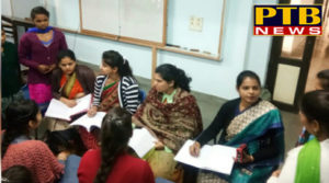 Computer and IT Block of SD College for Women Jamandhar organized the PT