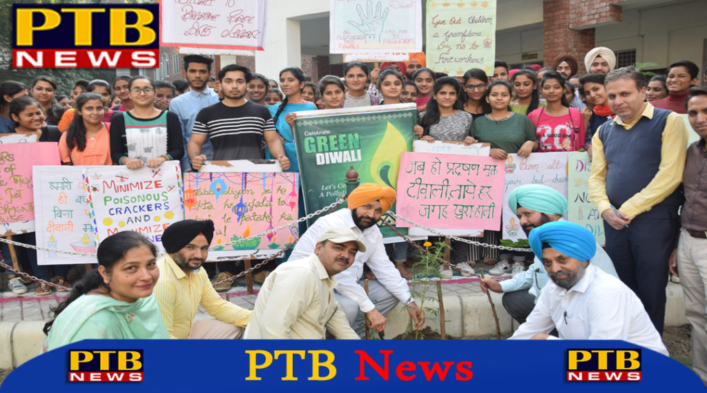 Lyallpur Khalsa College celebrates Green Diwali with planting