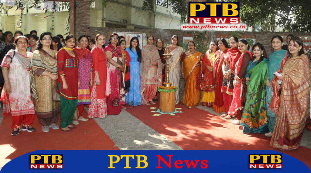 HMV Students showcase creation at Diwali exhibition-Festivity and Vibrancy marked the Diwali Mela