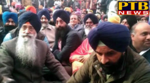 PTB Big Political News Self Many Akali, including Majithia, who came in support of on Rajiv Gandhi statue ludhiana 