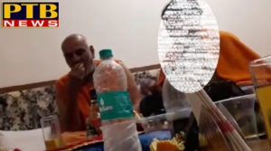 PTB Big News haryana kaithal viral video of monk with woman kaithal