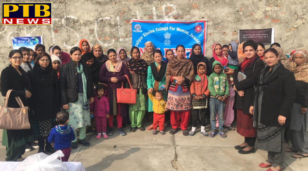 organizing a ten-day camp by the NSS team of Lilpur Khalsa College for Women Jalandhar