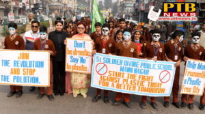 Awareness Rally at Model Town market by Students of St Soldier Group of Institutions