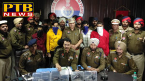PTB Big Crime News arrested accused including arms in jalandar Gangster sukka kahelwan gang