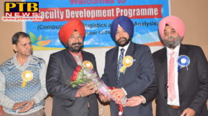 Organizing a program on Computer Statusics and Data Unlanged at Lyallpur Khalsa College