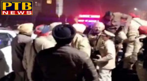 PTB Big City News Jalandhar fiting guru nanak mision chowk punjab police new year 