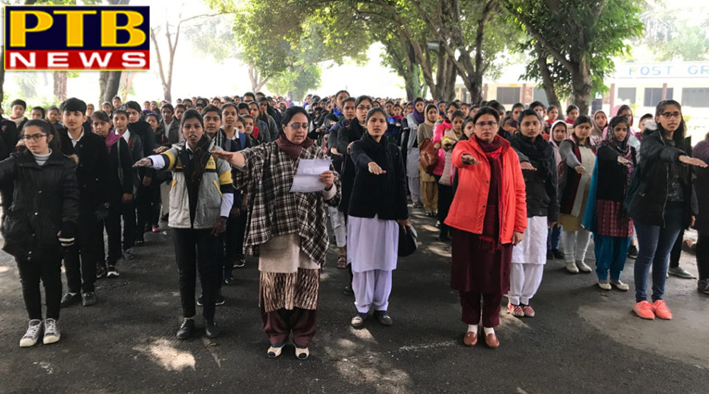 PTB News "शिक्षा" National Voter Day at Lyallpur Khalsa College for Women, Jalandhar