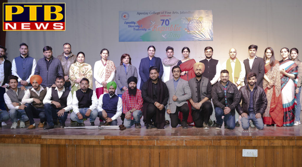 PTB News "शिक्षा" APEEJAY CELEBRATES NATIONAL VOTER'S DAY AND 70TH REPUBLIC DAY