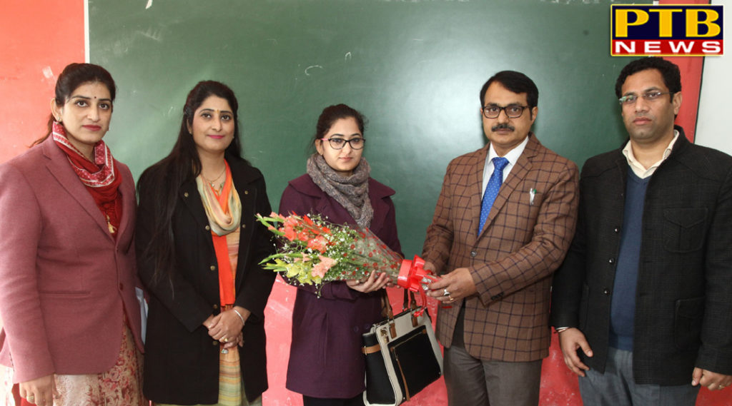 PTB News "शिक्षा" Guest Lecture on Digital Marketing at innocent heart Loharan Campus 