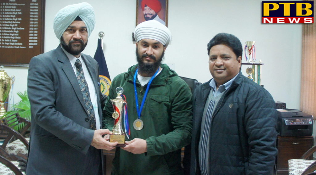 PTB News "शिक्षा" Student of Lyallpur Khalsa College wins the North Jon Youth Festival Competition