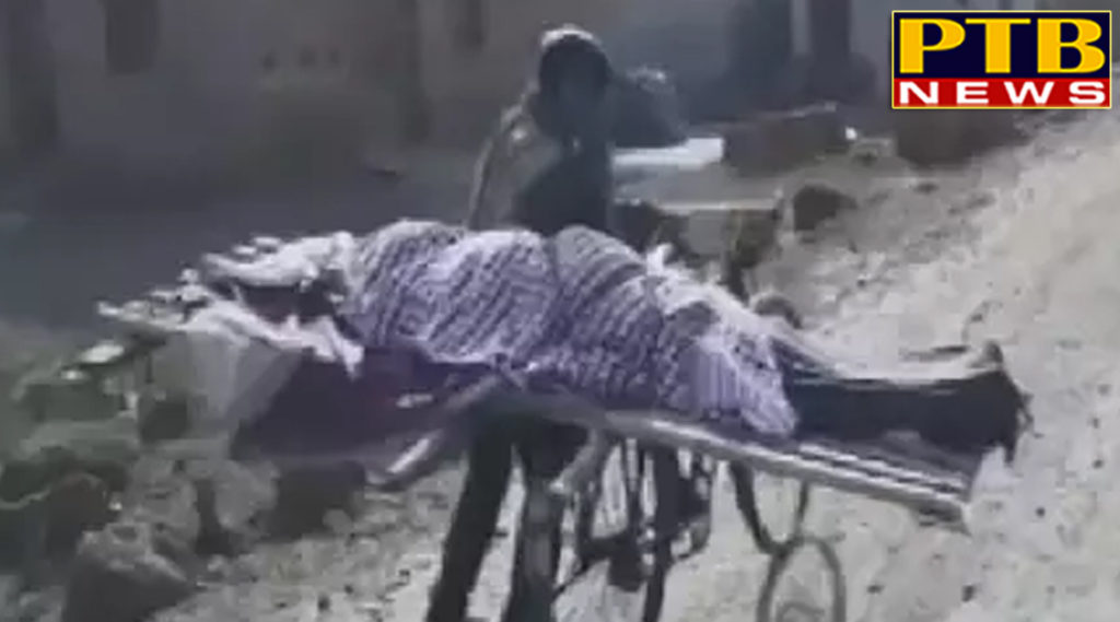 PTB Big Breaking News news nation odisha boy carries dead mother on cycle onm