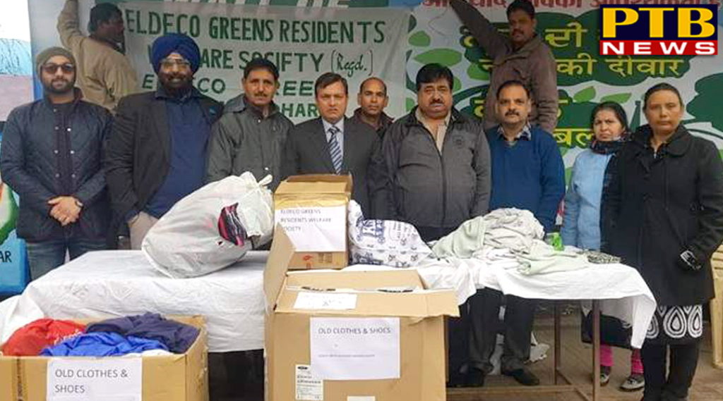 PTB City News Eldeco Greens Welfare Society donates on behalf of the poor poeples jalnadhar 