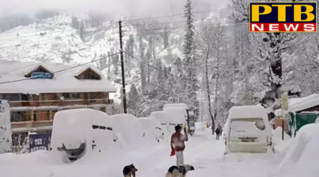PTB Big Breaking News himachal pradesh heavy snowfall in himachal life disrupts