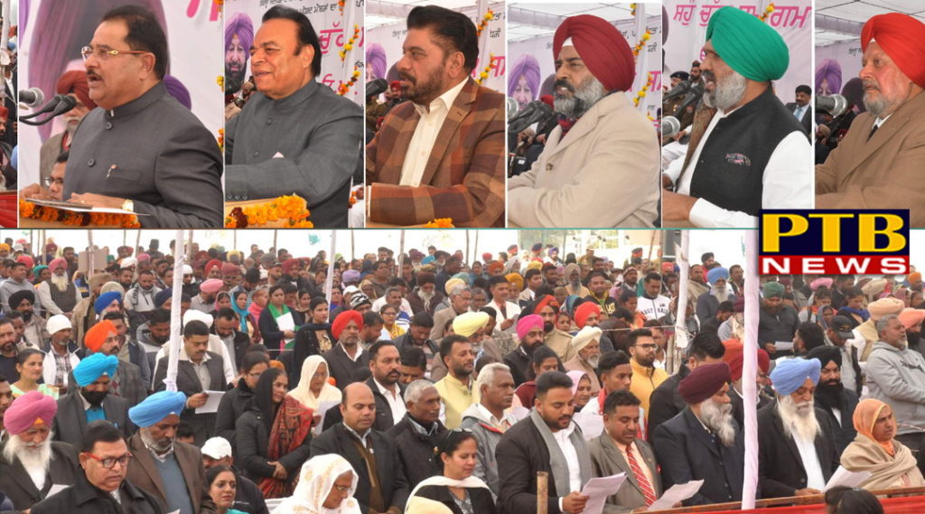 EDUCATION MINISTER OP SONI CALLS UPON NEWLY ELECTED SARPANCHS AND PANCHS TO JOIN HANDS WITH GOVERNMENT FOR HOLISTIC DEVELOPMENT OF VILLAGES
