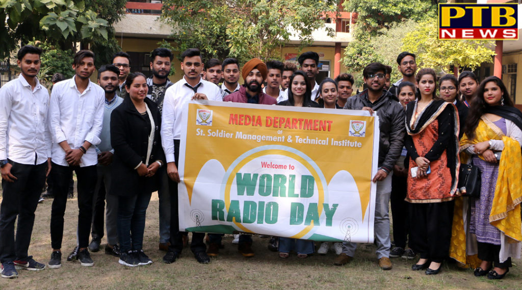 PTB News "शिक्षा" World Radio Day Celebrated by St Soldier Group