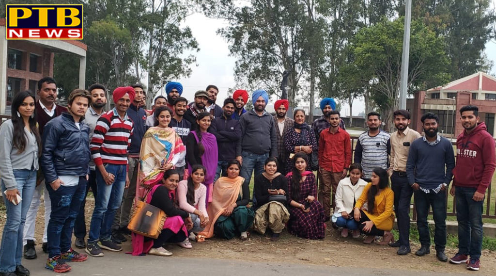 Organized for one day tour for students of Lyallpur Khalsa College Jalandhar 