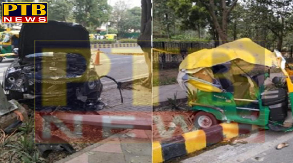 PTB Big Accident News alcohol Businessman Ponty Chadha's nephews hit a strong collision with Marie Auto new delhi crime article ponty chadha nephew car badly hits autorickshaw at vinay marg new