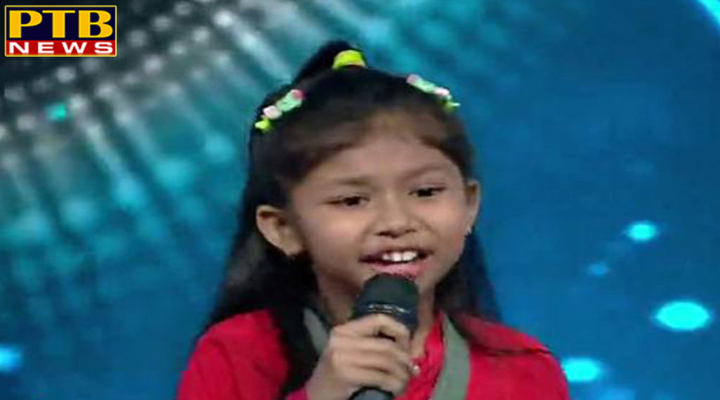 PTB News "शिक्षा" Leslie, a student of DMS School, sang the magic of national TV