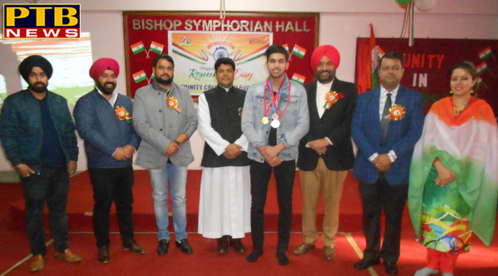 PTB News "शिक्षा" Trinity College jalandhar player honored