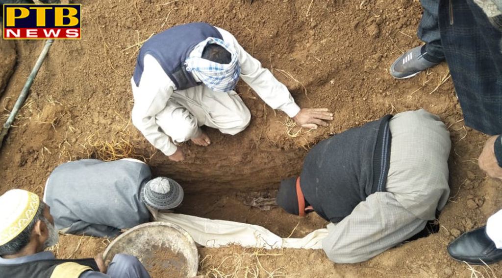 PTB Big Breaking News Beginning of the burial of the Pak intruder's grave Jammu kashmir 