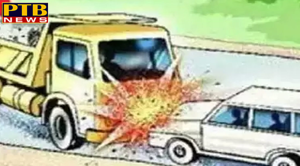 PTB Big Accident News car accident rewari Haryana Groom's car