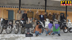 PTB Big City News Jalandhar commissioner police busted vehicle thieves gang