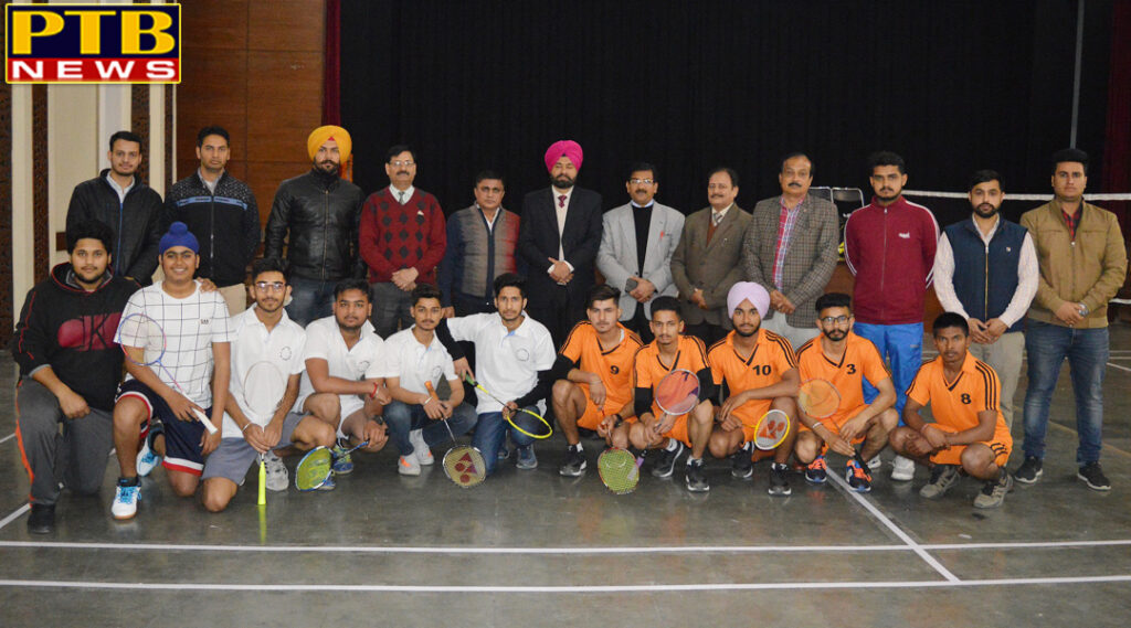 Mehrchand Polytechnic badminton team won zonal competition