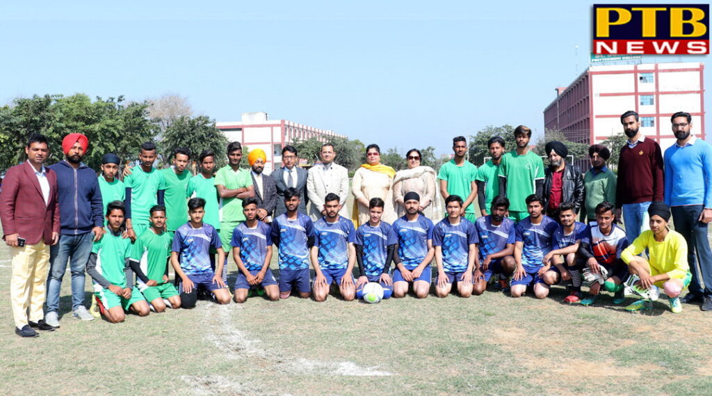 2 Days Zonal Football Tournament at St Soldier Polytechnic College Jalandhar 