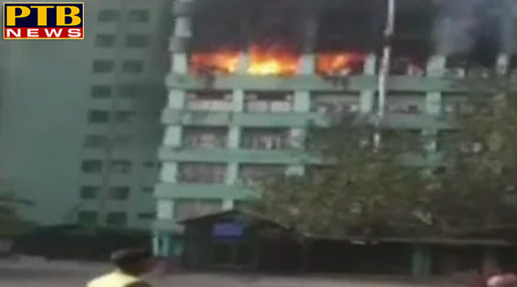 PTB Big Breaking News delhi ncr fire breaks out in pandit deendayal antyodaya bhawana cgo complex
