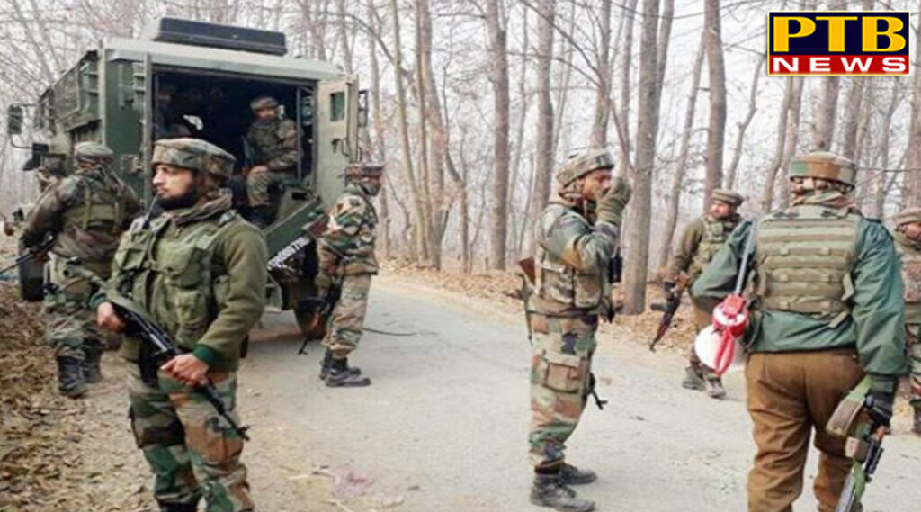 PTB Big Breaking News jammu encounter in babagund kupwara between militants and security forces jammu kashmir PTB Big Breaking News