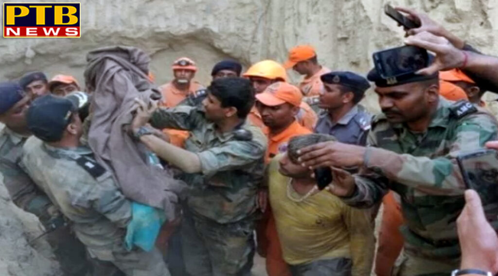 rescue operation for 18 month old boy fell into 60 feet deep borewell in hisar of haryana