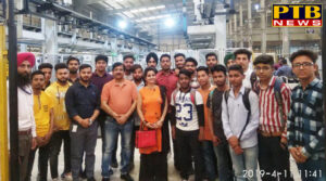 Industrial visit to students of Mehr Chand Polytechnic College Jalandhar