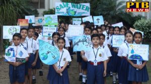 Save water Save Earth Go Green message was exhibited by the students of eco club in all the four schools of IHS