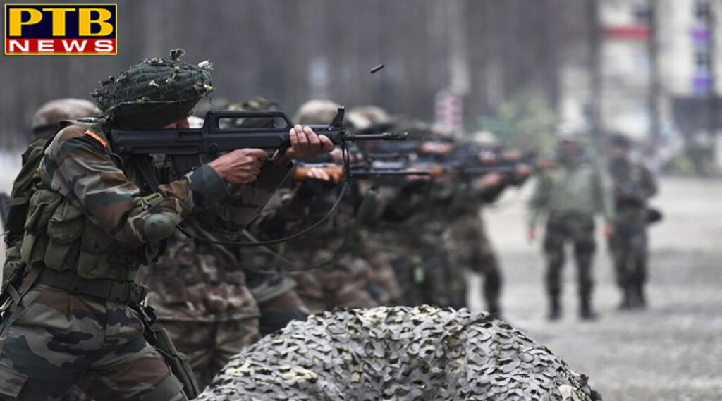 Encounter between terrorist and security forces underway in jammu Kashmir 