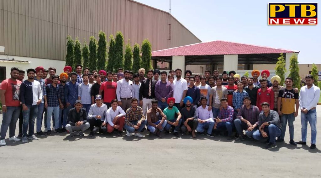 PTB News Mehr Chand Polytechnic students undertook industrial tour Jalandhar 