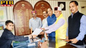 PTB Big Political News himachal latest himachal ram swaroop sharma filed nomination from mandi seat
