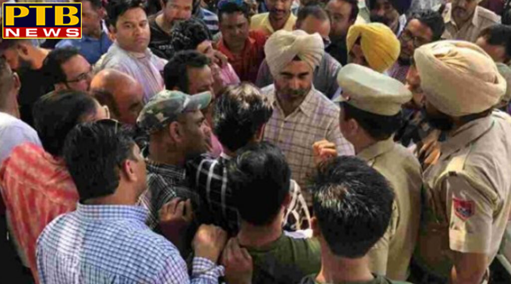 PTB Big City News journalist protest jalandhar 