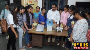 awareness of EVM machines in S.D.College Jalandhar 