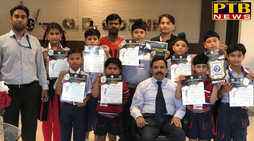 Students of GD Goenka International School selected in Punjab Karate Championship 2019