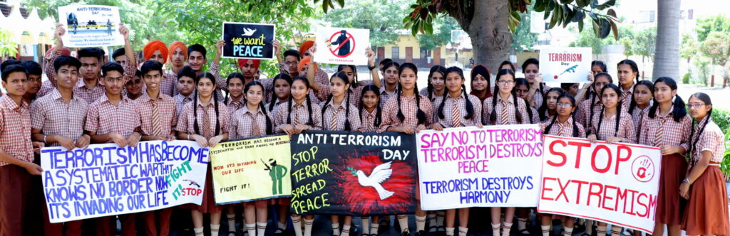 PTB News St. Soldier students celebrated with Anti Terrorism Day with world peace appeal