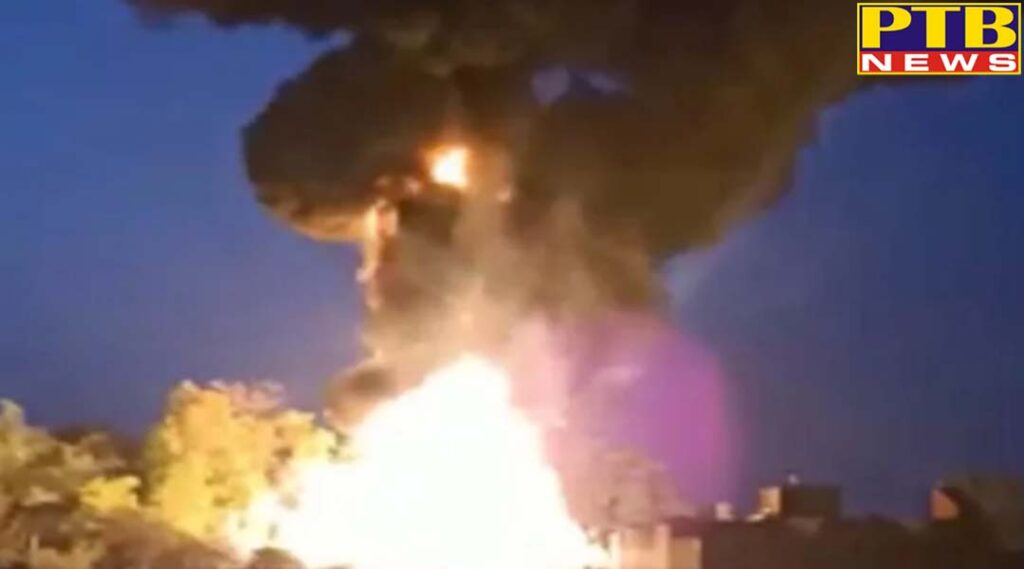 PTB Big Breaking News uttar pradesh gorakhpur fire in petrol tanker at maharajganj of uttar pradesh