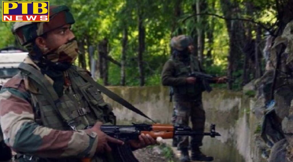 Jammu & Kashmir: Exchange of fire between terrorists and security forces in forest area of Boniyar in Baramulla PTB Big Breaking news