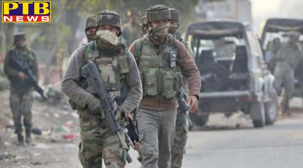 jammu kashmir anantnag kp road area firing terrorist indian army