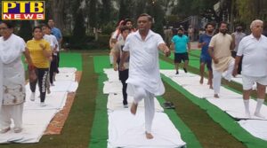 PTB Yoga Day News Jalandhar international yoga day 2019