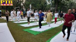 PTB Yoga Day News Jalandhar international yoga day 2019