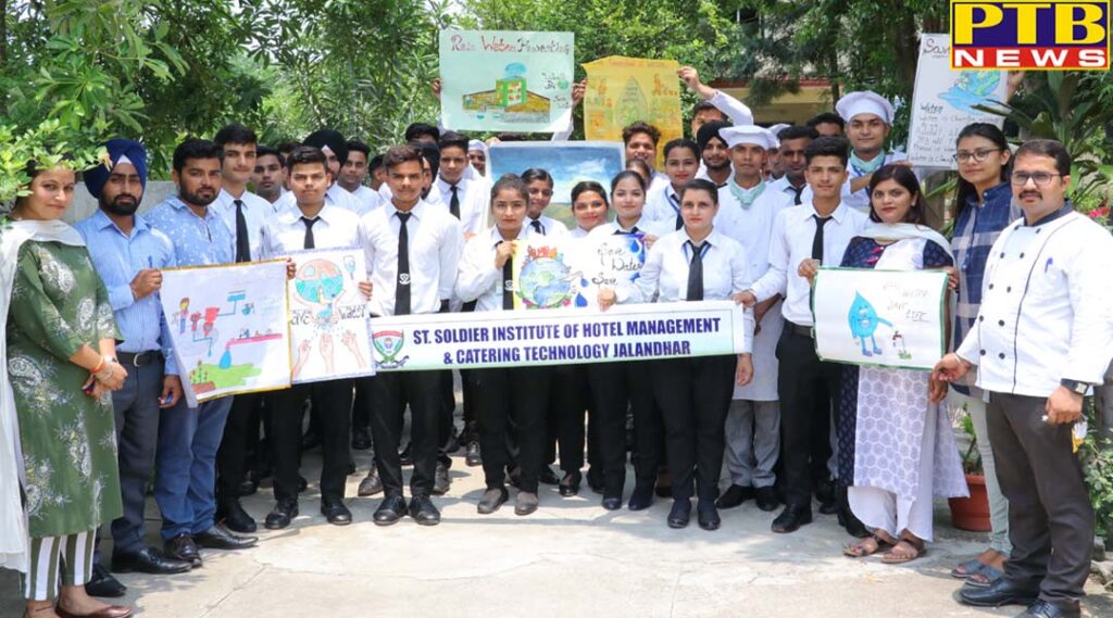 Awareness program was conducted on the Water Saving at St. Soldier Institute